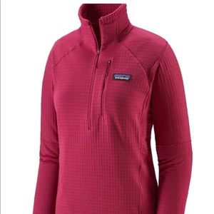 Patagonia R1 pullover, maroon